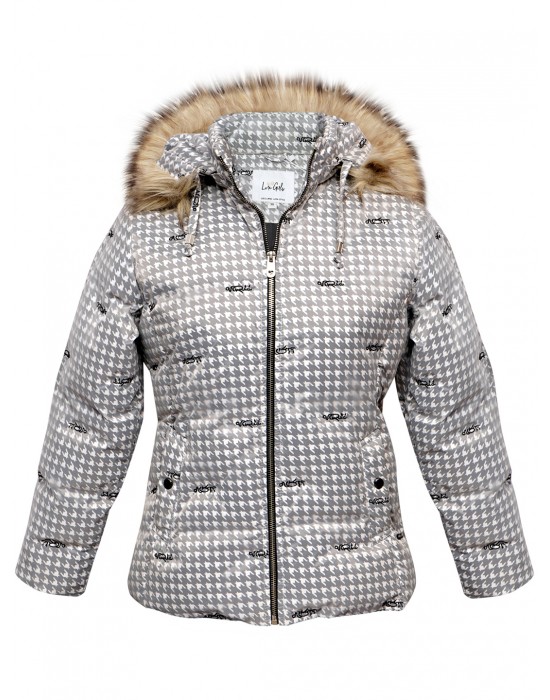 Girls Jacket Quilted Urban Black